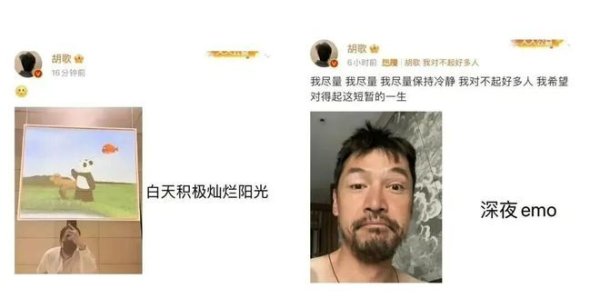 胡歌被正式确诊为早F晚E，粉丝们都痛心不已