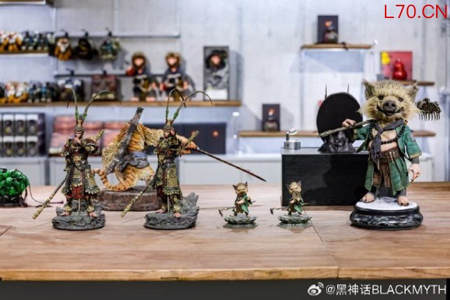 《黑神话》五一开启快闪活动 1：1天命人雕像太帅了！