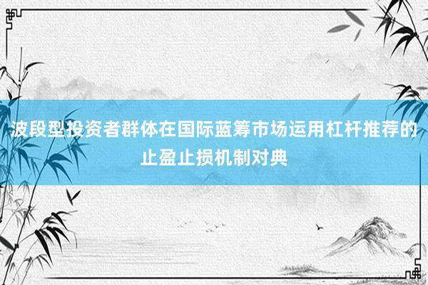 波段型投资者群体在国际蓝筹市场运用杠杆推荐的止盈止损机制对典