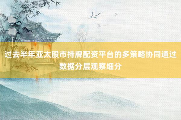 过去半年亚太股市持牌配资平台的多策略协同通过数据分层观察细分